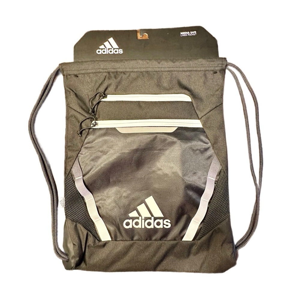 Adidas Black Drawstring Bag - NWT